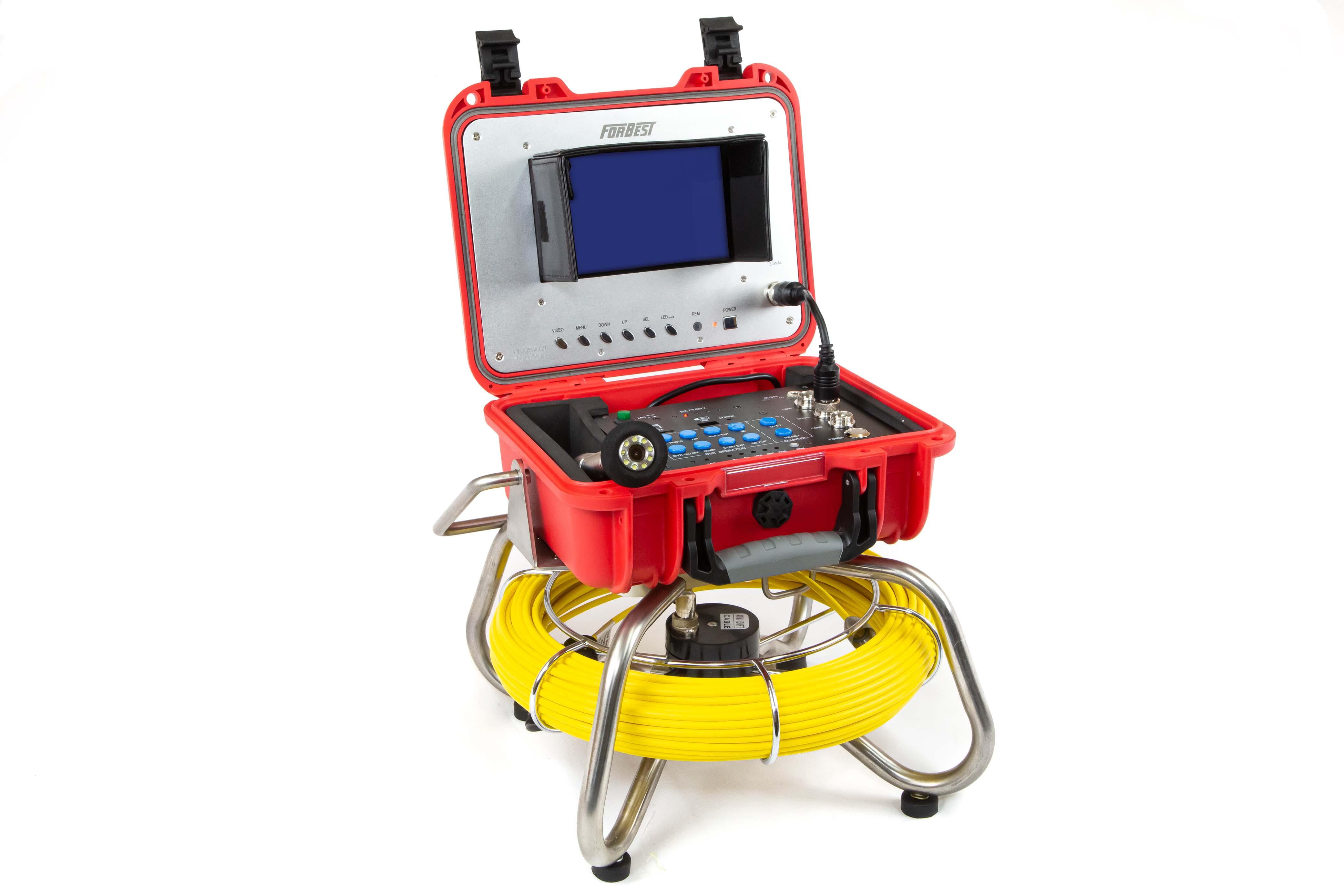 3188XX All-in-One Sewer Camera with 130ft Cable, Self-Leveling Camera