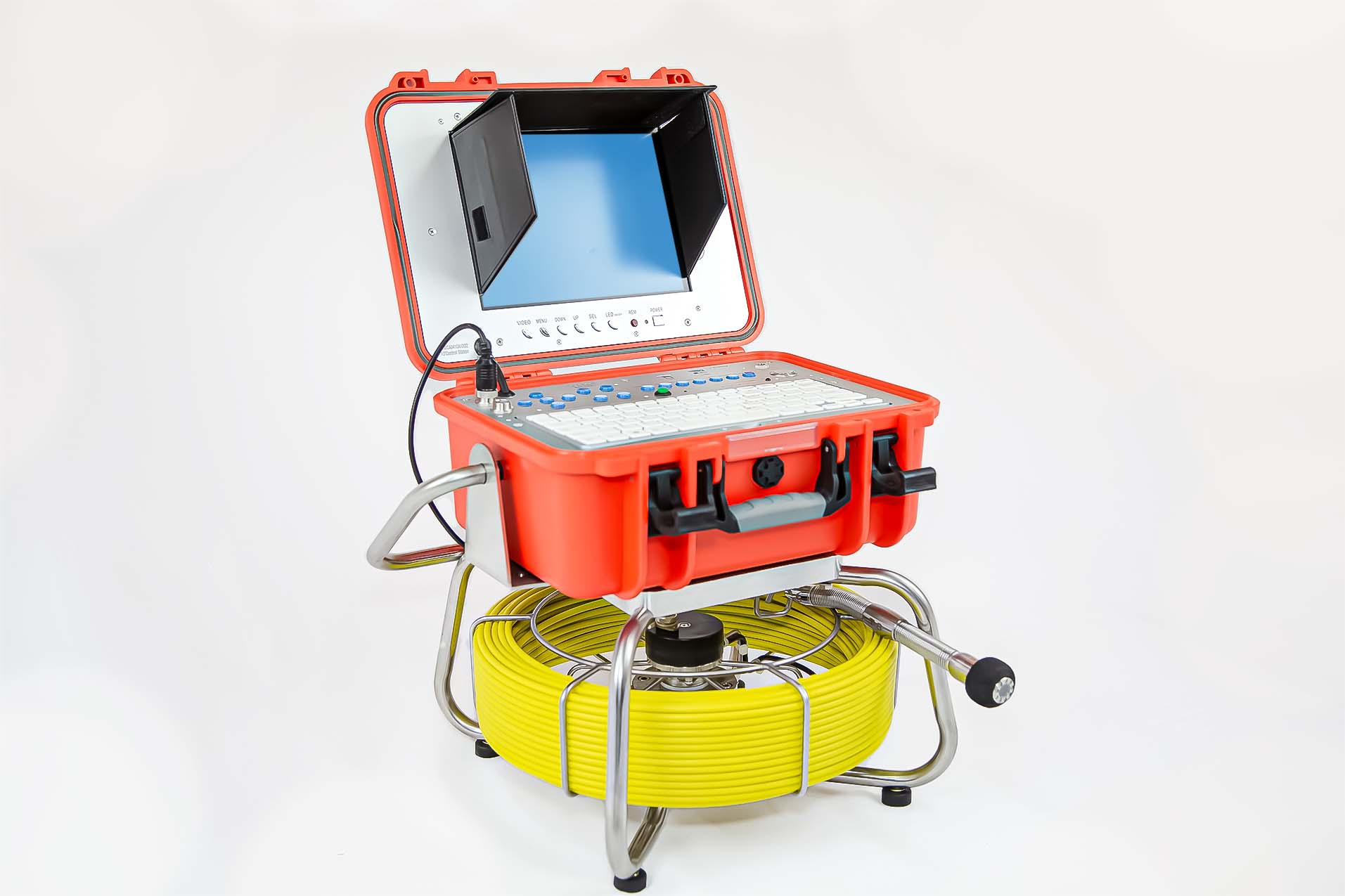 4188XX All-in-One Sewer Camera with 200ft Cable, Self-Leveling Head an