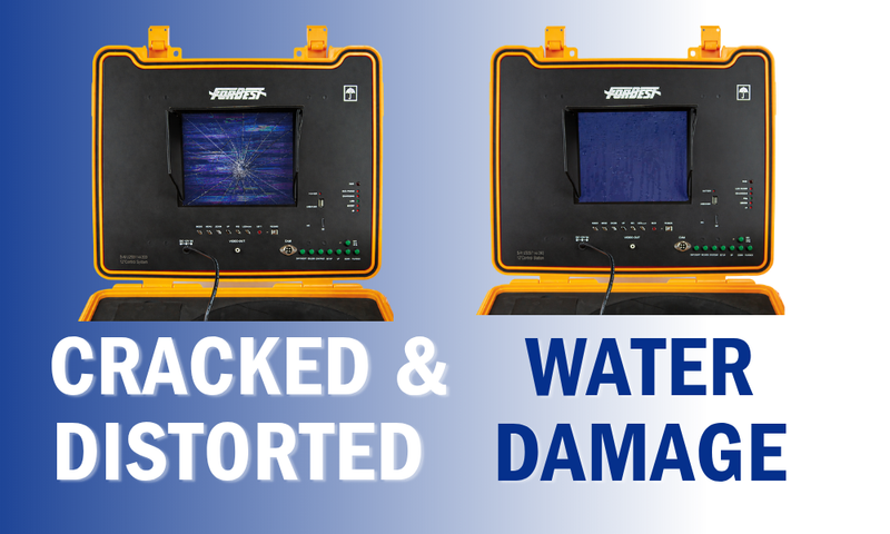 Common Sewer Camera Screen Problems (Cracked, Distorted, Water Damage)