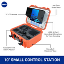 10" LCD Control Station with USB & SD Card Recording