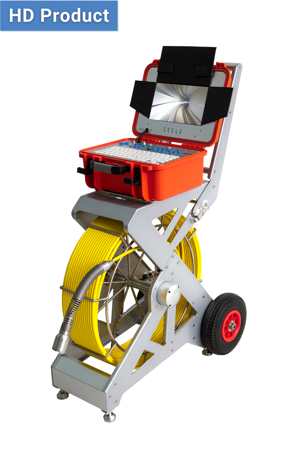 Panel Camera Rake Mid Range HD 200 FT Stand Cable & Self Leveling/Pan-Tilt-Zoom Camera w