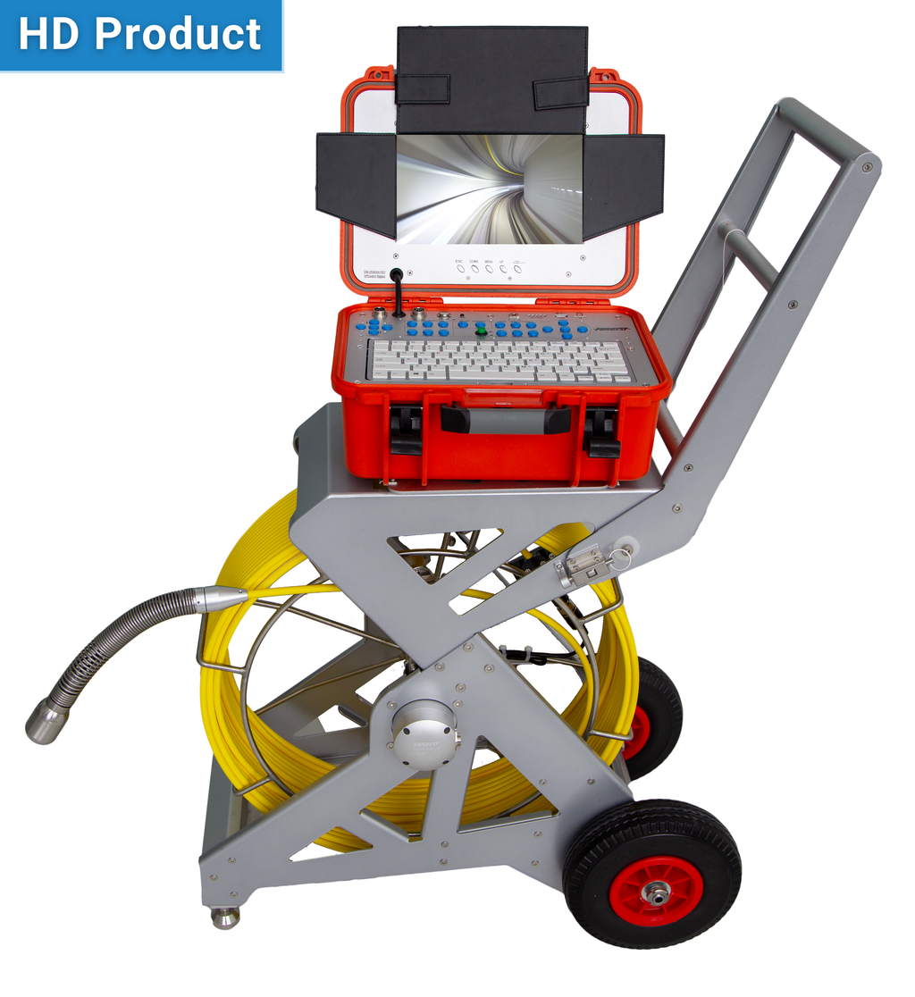 Panel Camera Rake Mid Range HD 200 FT Stand Cable & Self Leveling/Pan-Tilt-Zoom Camera w