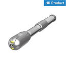 A 1.25 inch HD 1080p pan-tilt camera head with silver color and a cylindrical shape, depicted as an illustration against a plain background.