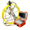 Pan-Tilt 3688AT 200ft/400ft Sewer Camera with Meter Counter and Multi-Function Control Box