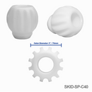 Skids for 1.5" C40 Camera Head