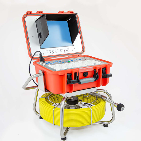4188XX All-in-One Sewer Camera with 200ft Cable, Self-Leveling Head an