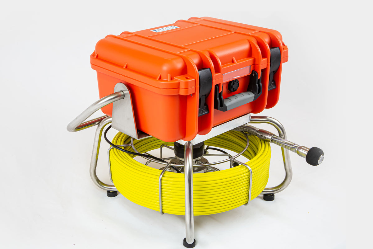 4188XX All-in-One Sewer Camera with 200ft Cable, Self-Leveling Head an
