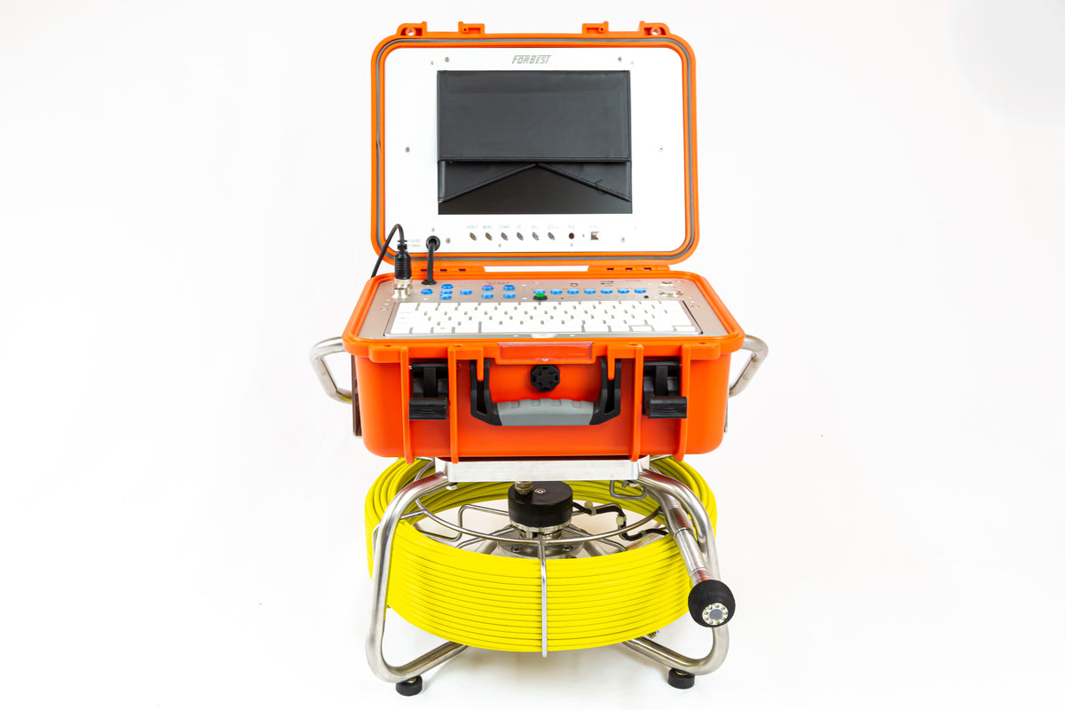 4188XX All-in-One Sewer Camera with 200ft Cable, Self-Leveling Head an