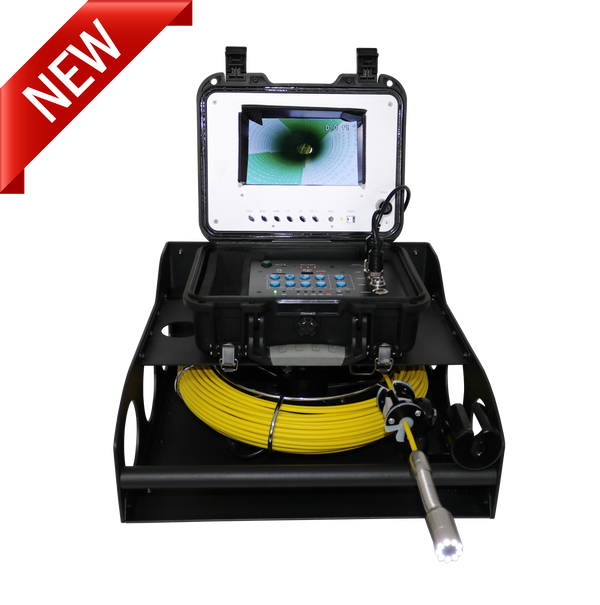 3188KB Portable Pipeline Inspection Camera with Catch Frame Reel & 100 FT. Cable
