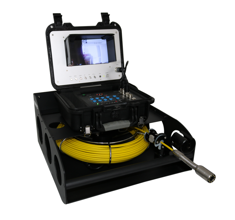 3188KB Portable Pipeline Inspection Camera with Catch Frame Reel & 100 FT. Cable